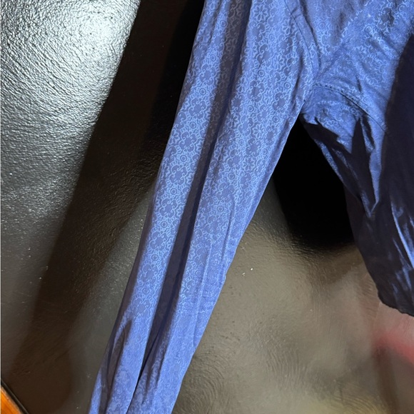 Royal Blue Long-Sleeved Dress Shirt - Picture 3 of 4